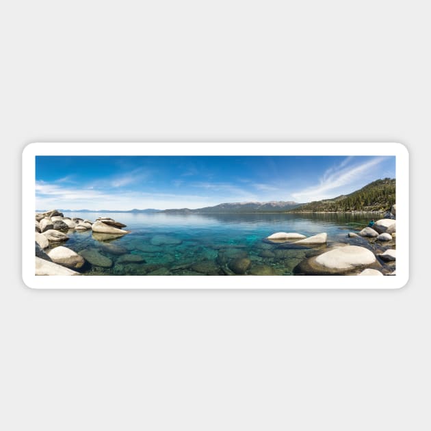 Lake Tahoe Calm Sticker by MCHerdering